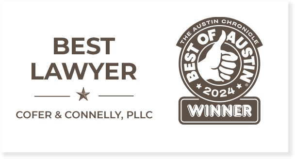 Cofer & Connelly voted Best of Austin 2024 by The Austin Chronicle